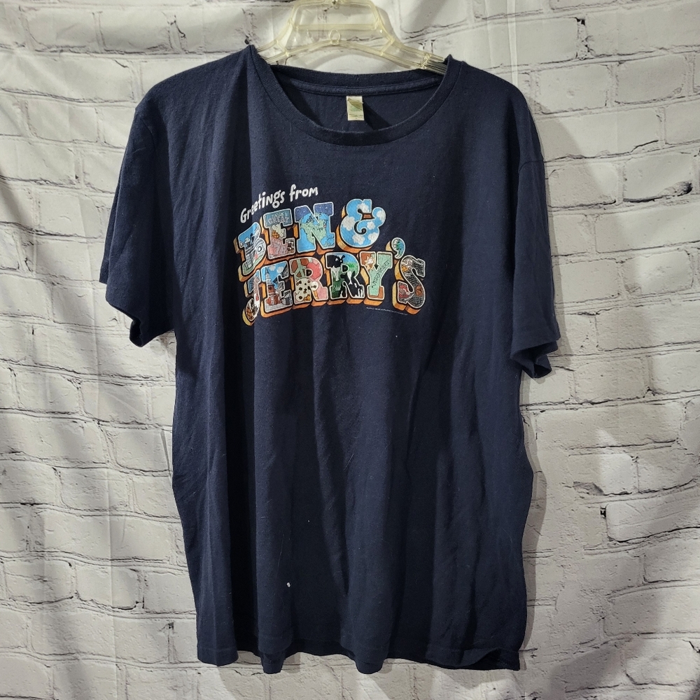 Ben & Jerry's Navy Blue Short Sleeve Tee